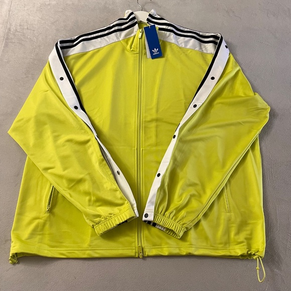 ADIDAS ORIGINALS Men's Megabreak Jacket Size XL in Green with Three Stripes. - Picture 12 of 16